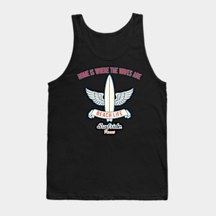 Surfside surf slogan Tank Top